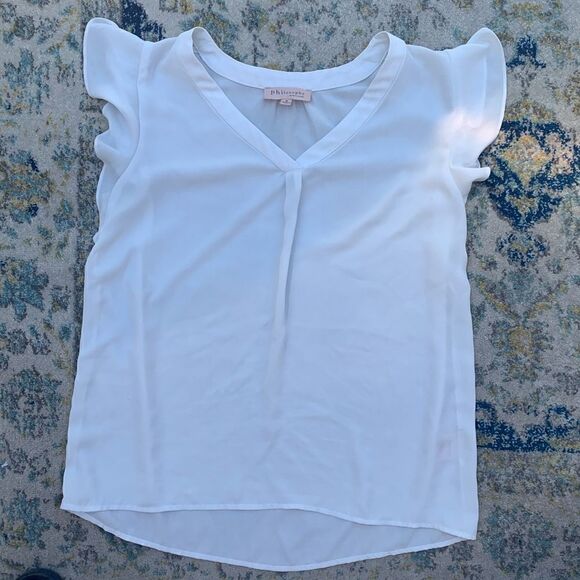 Philosophy White Top Size M - Picture 1 of 2